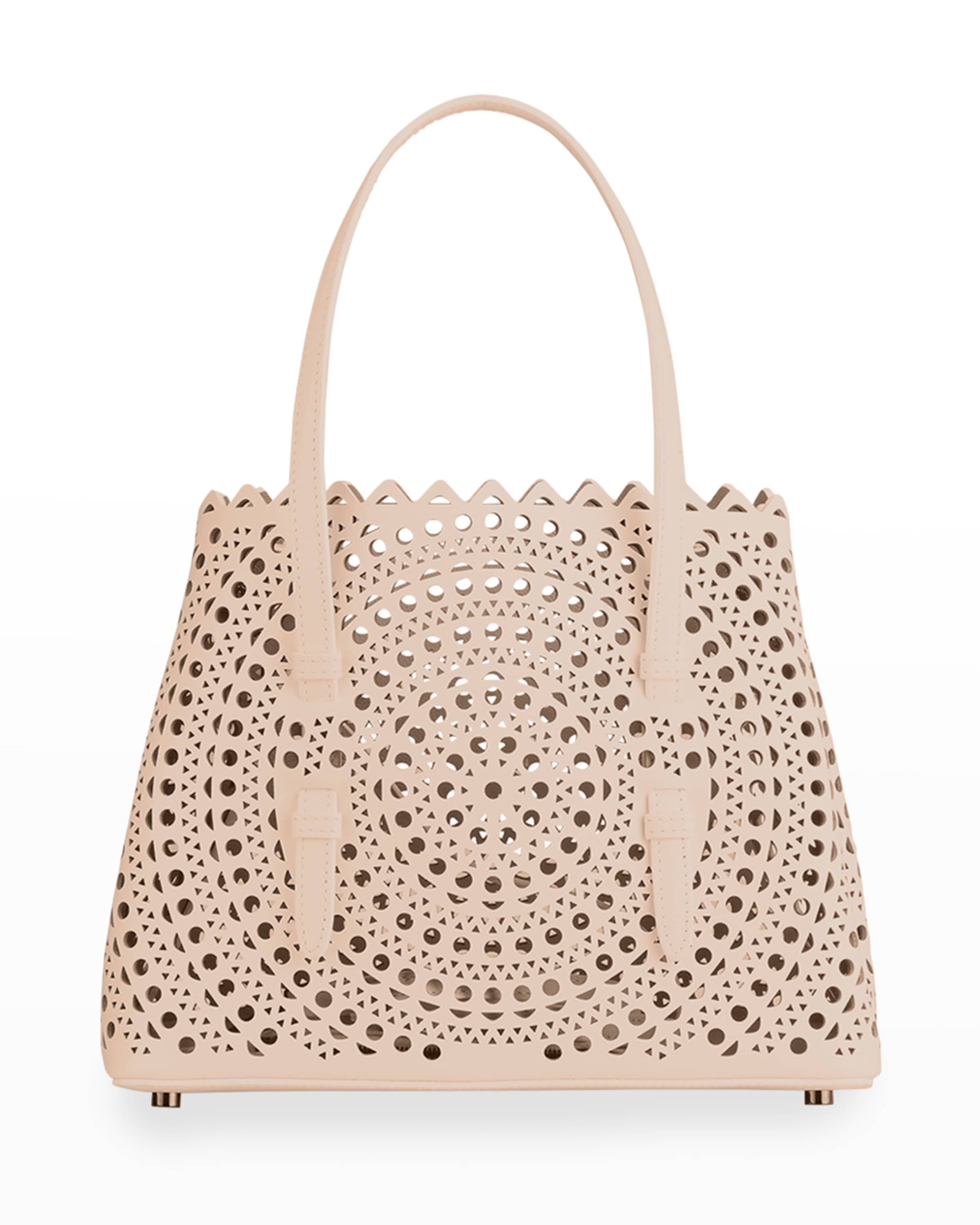 Mina Small Laser-Cut Tote Bag - 1