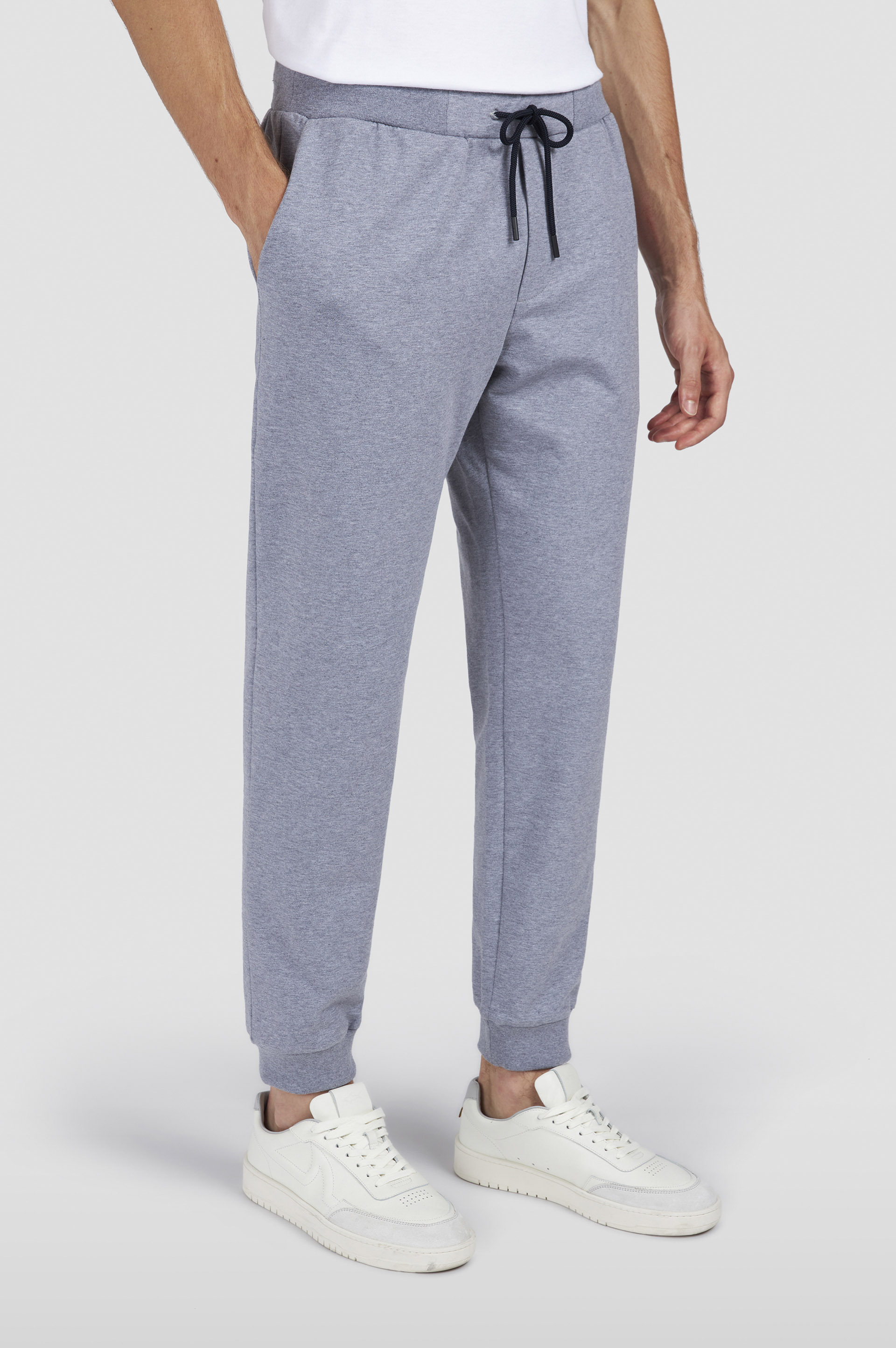 STRETCH FLEECE COTTON SPORT TROUSERS - 6