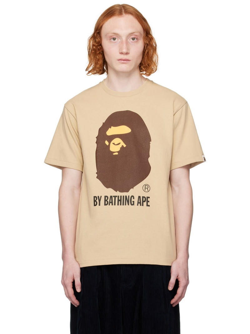 Beige 'By Bathing Ape' T-Shirt - 1