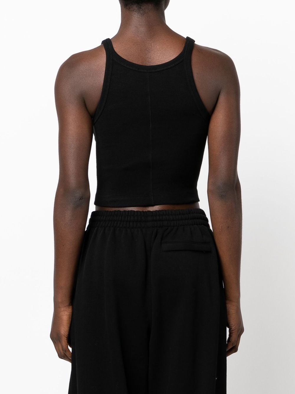 scoop-neck cropped top - 4