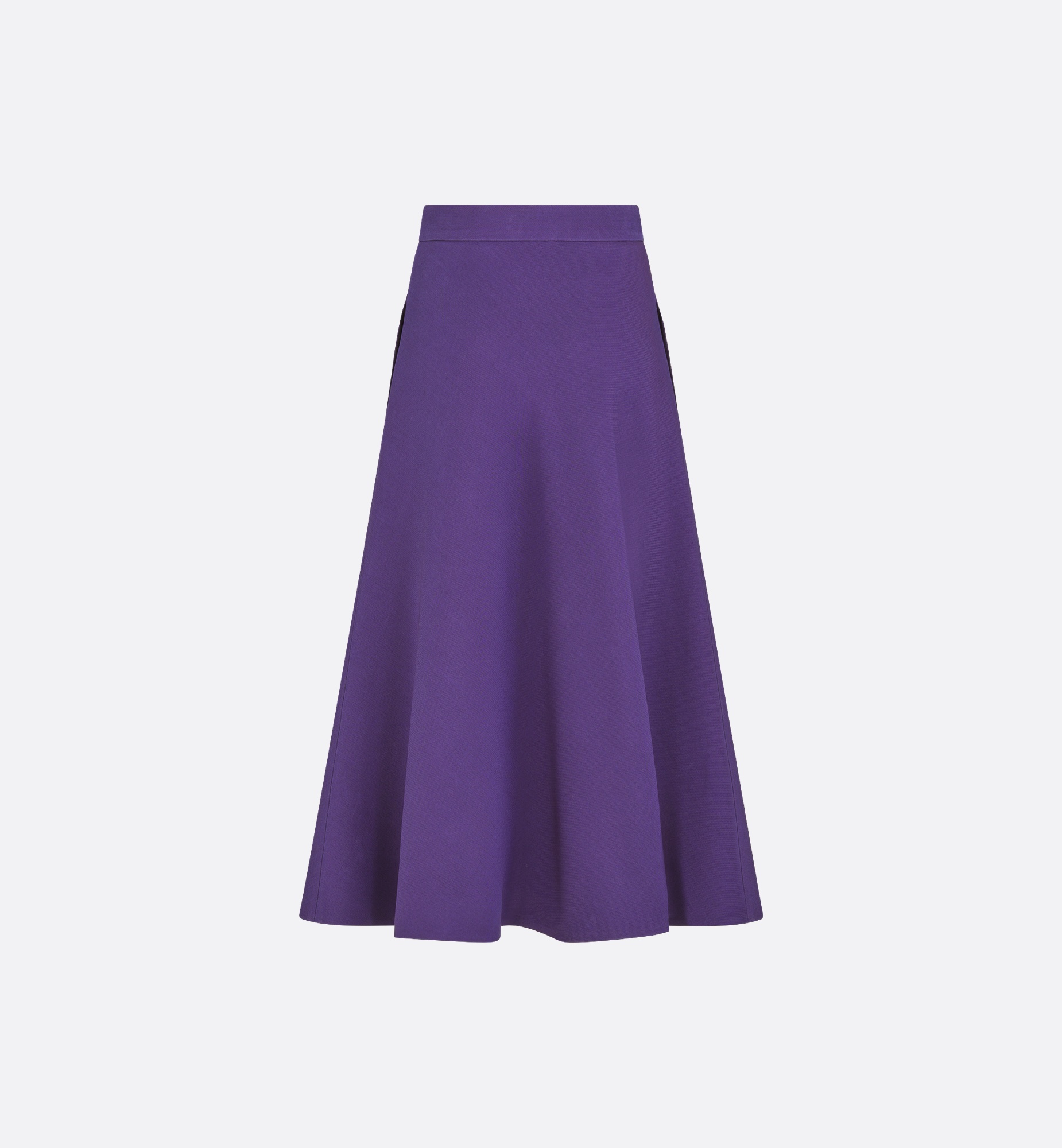 Flared Mid-Length Skirt - 5
