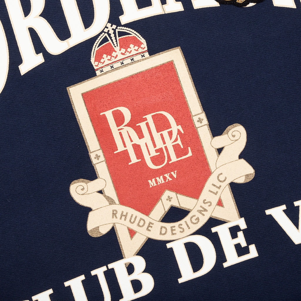 BORDEAUX CREWNECK - NAVY - 4