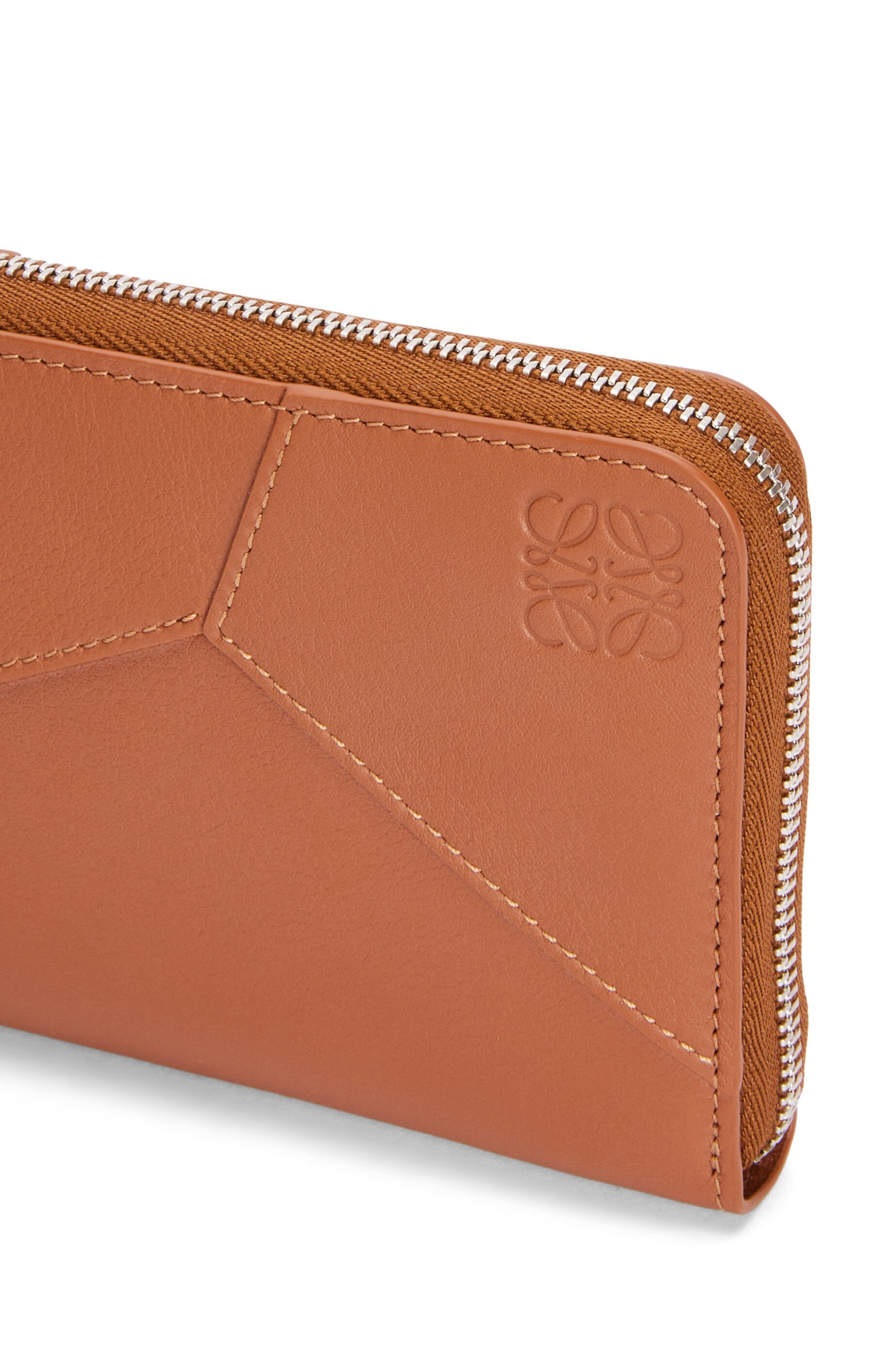 Puzzle Edge zip wallet in classic calfskin - 5