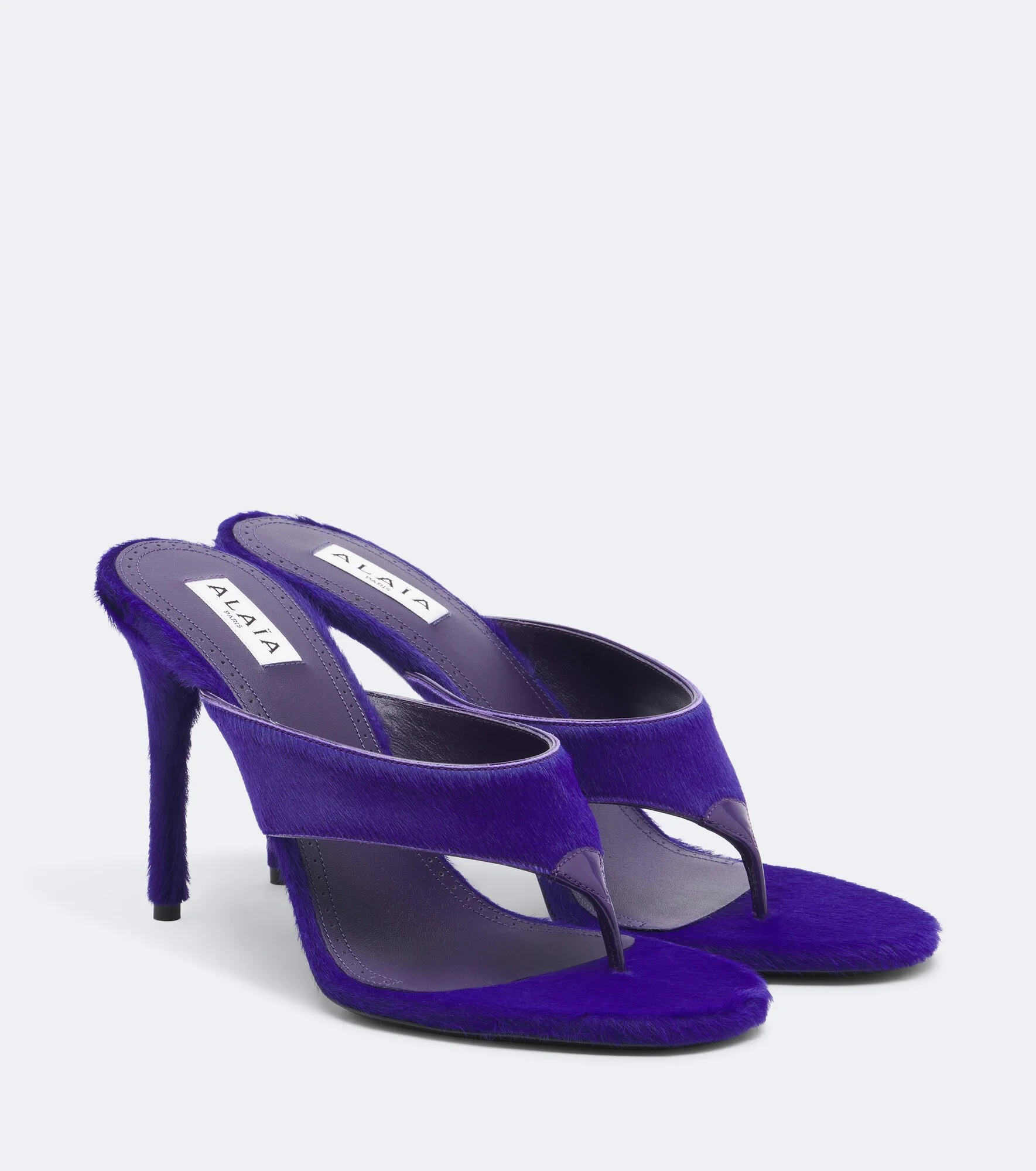Infra calf hair thong sandals - 1
