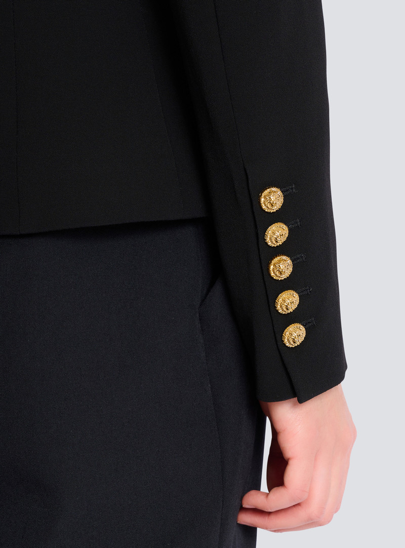6-button jacket in jacquard 6