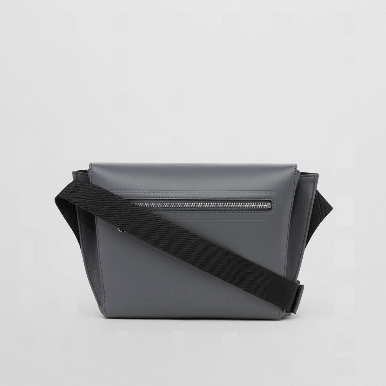 Horseferry Embossed Leather Small Messenger Bag - 6