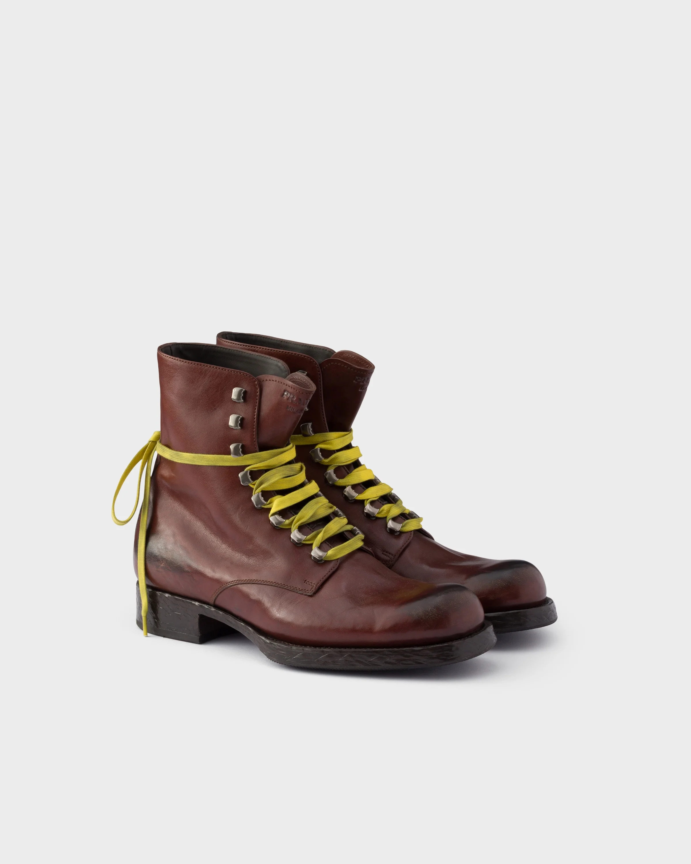 Leather laced booties - 1