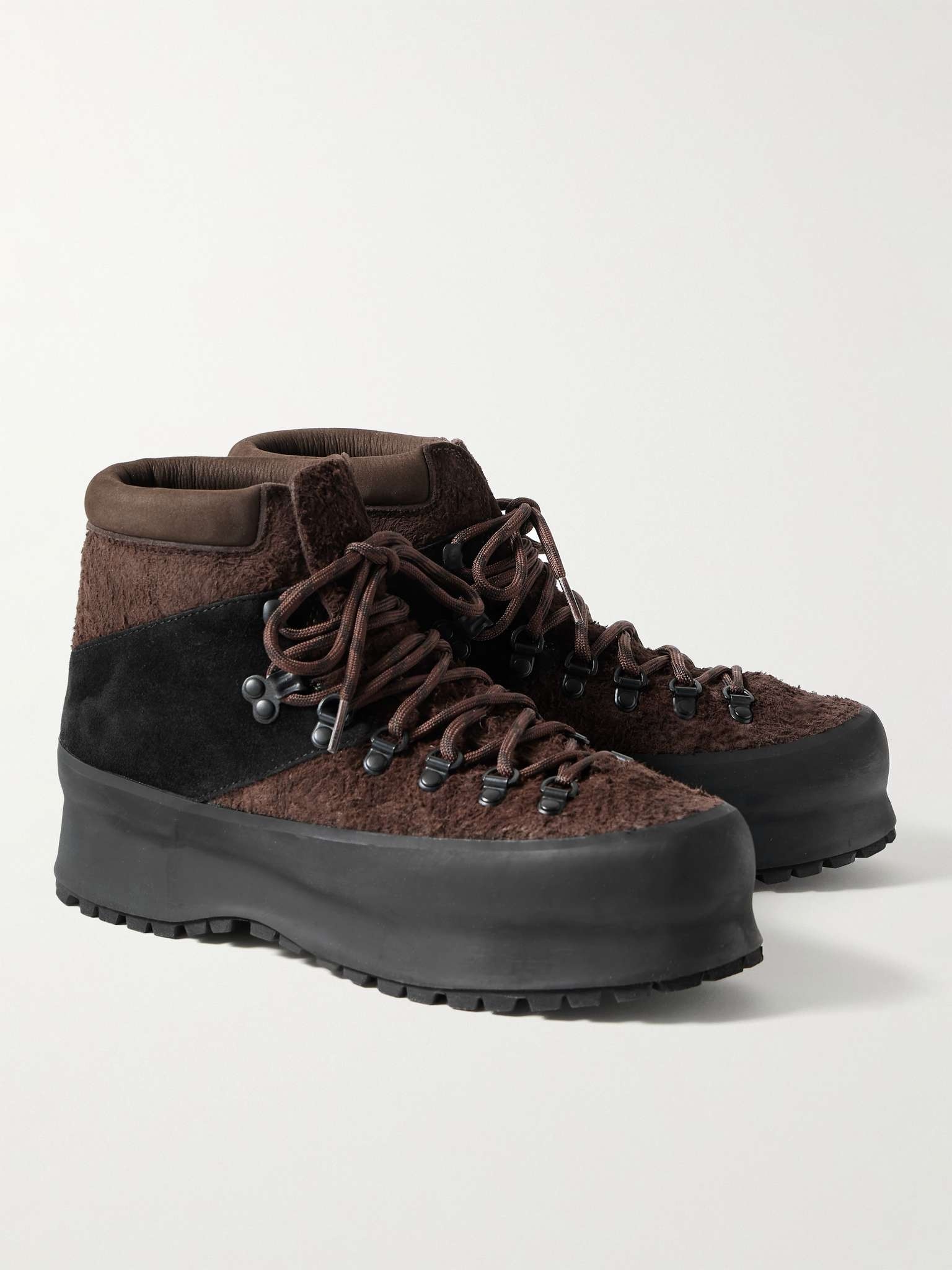Rosset Rubber-Trimmed Suede Boots - 4