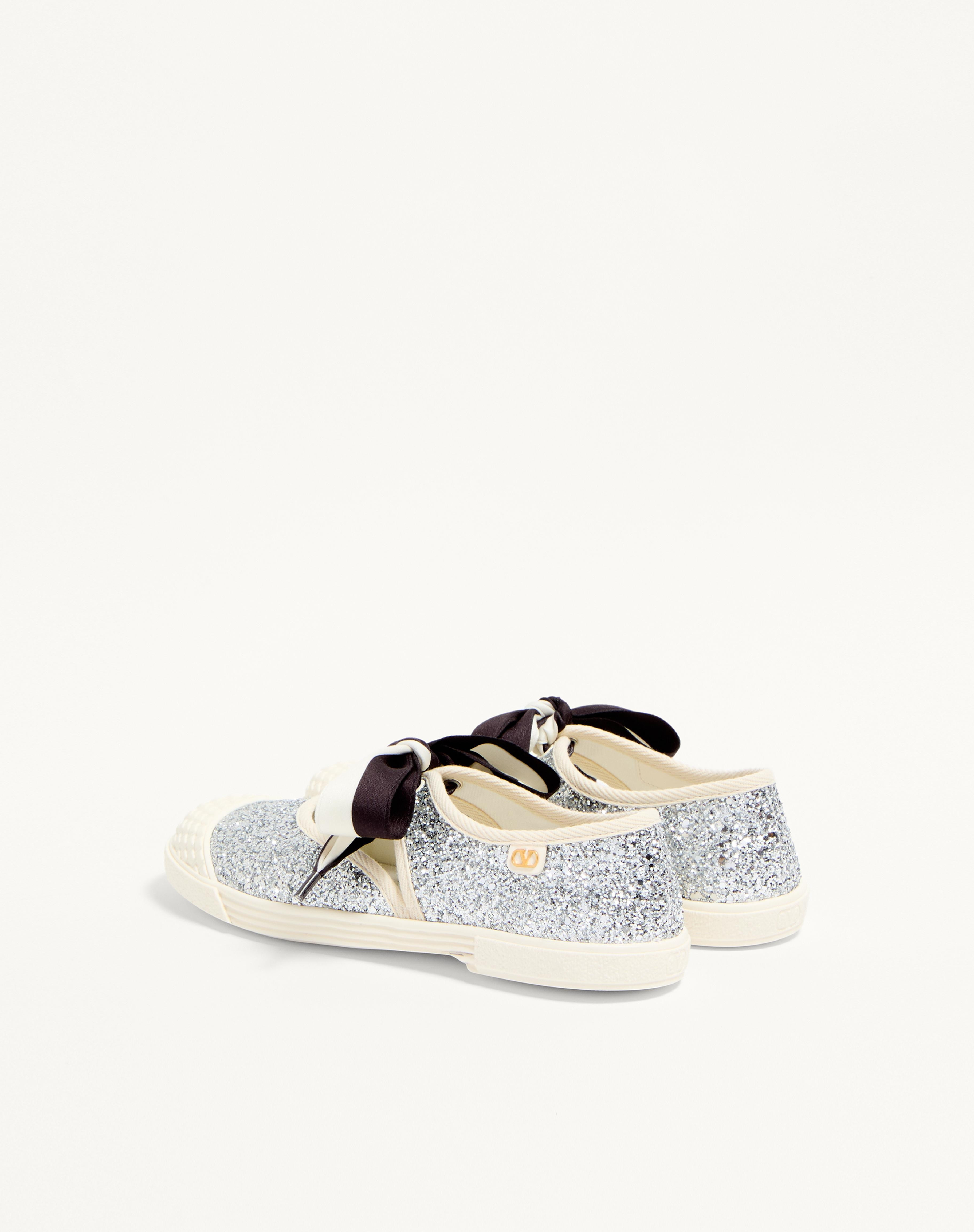 BAY BY BAY BALLERINA SNEAKERS IN GLITTER FABRIC - 5