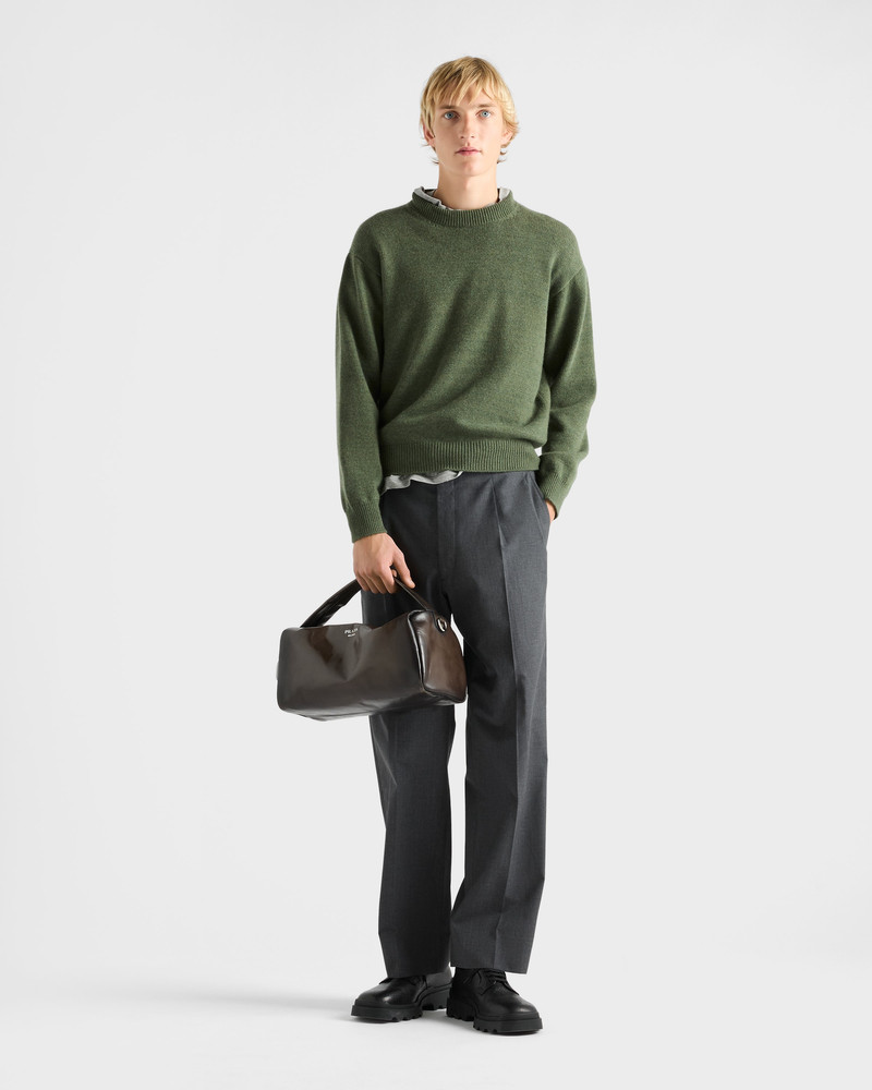 Prada Re-Cashmere crew-neck sweater outlook