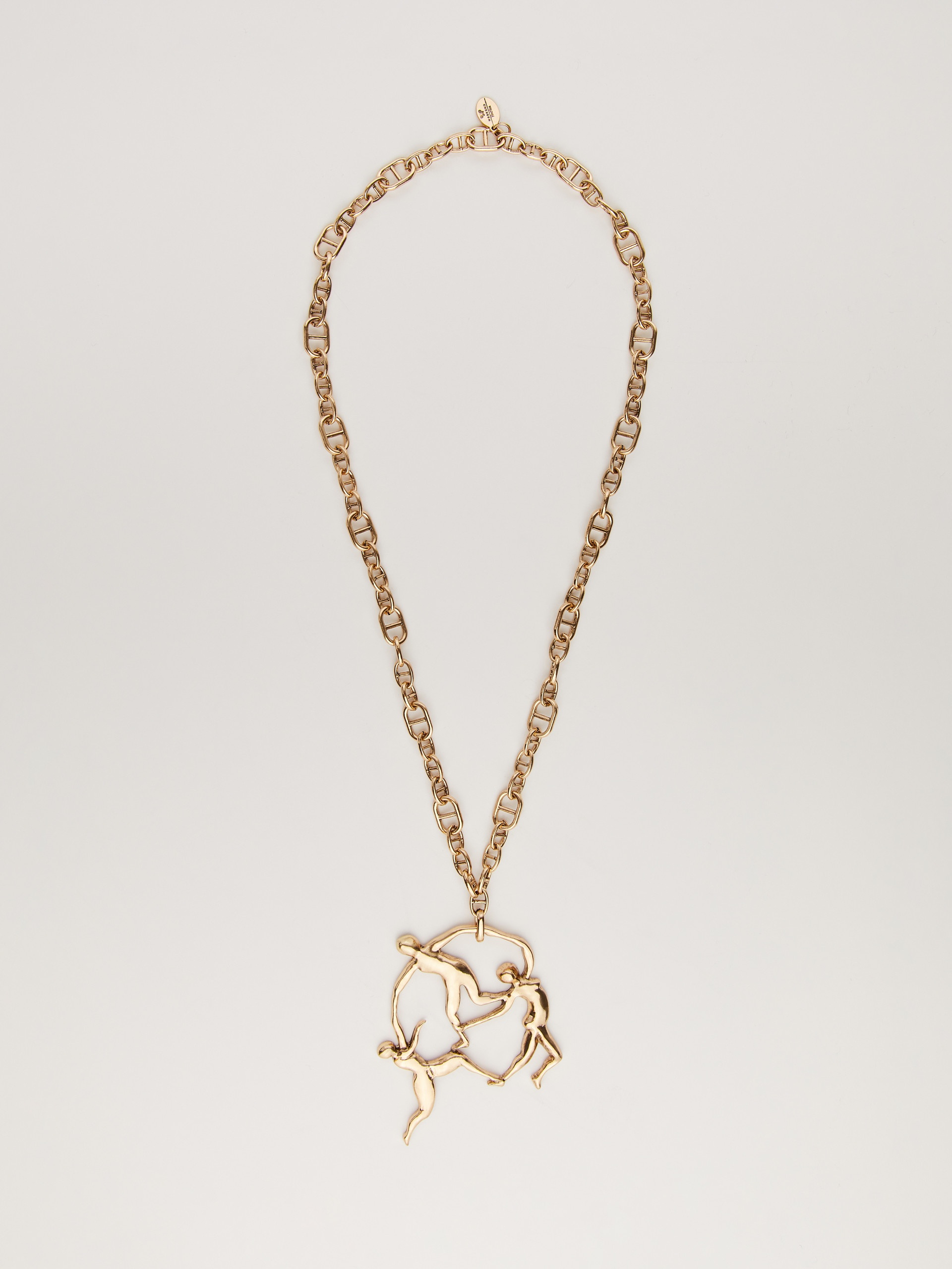 POTENTE Metal necklace with pendant - 1