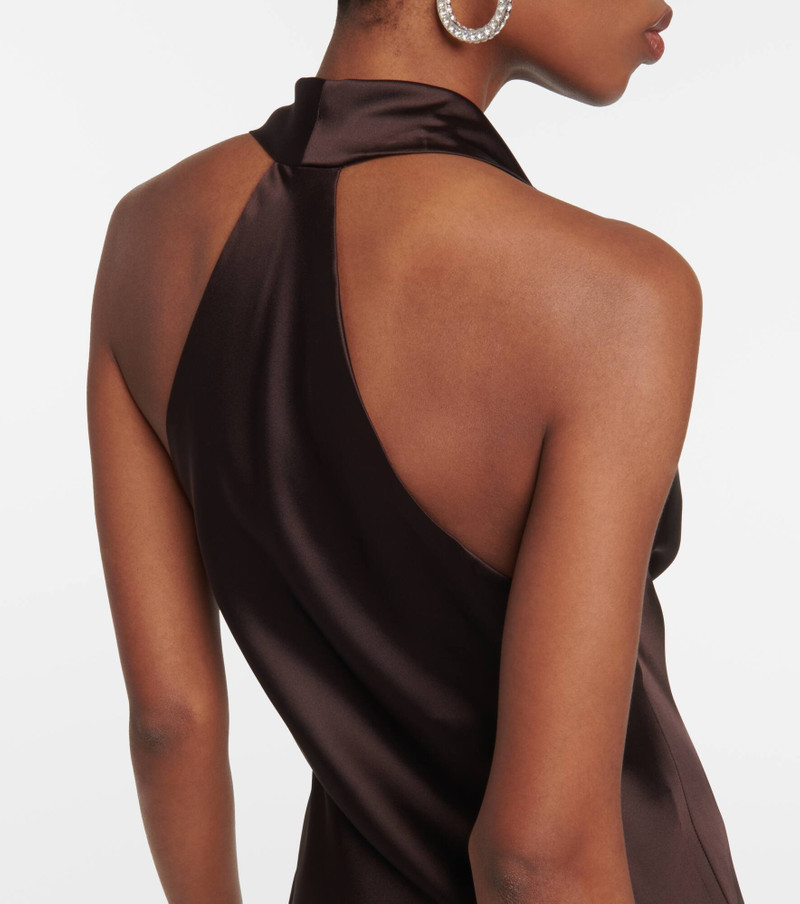 Draped halterneck gown 6