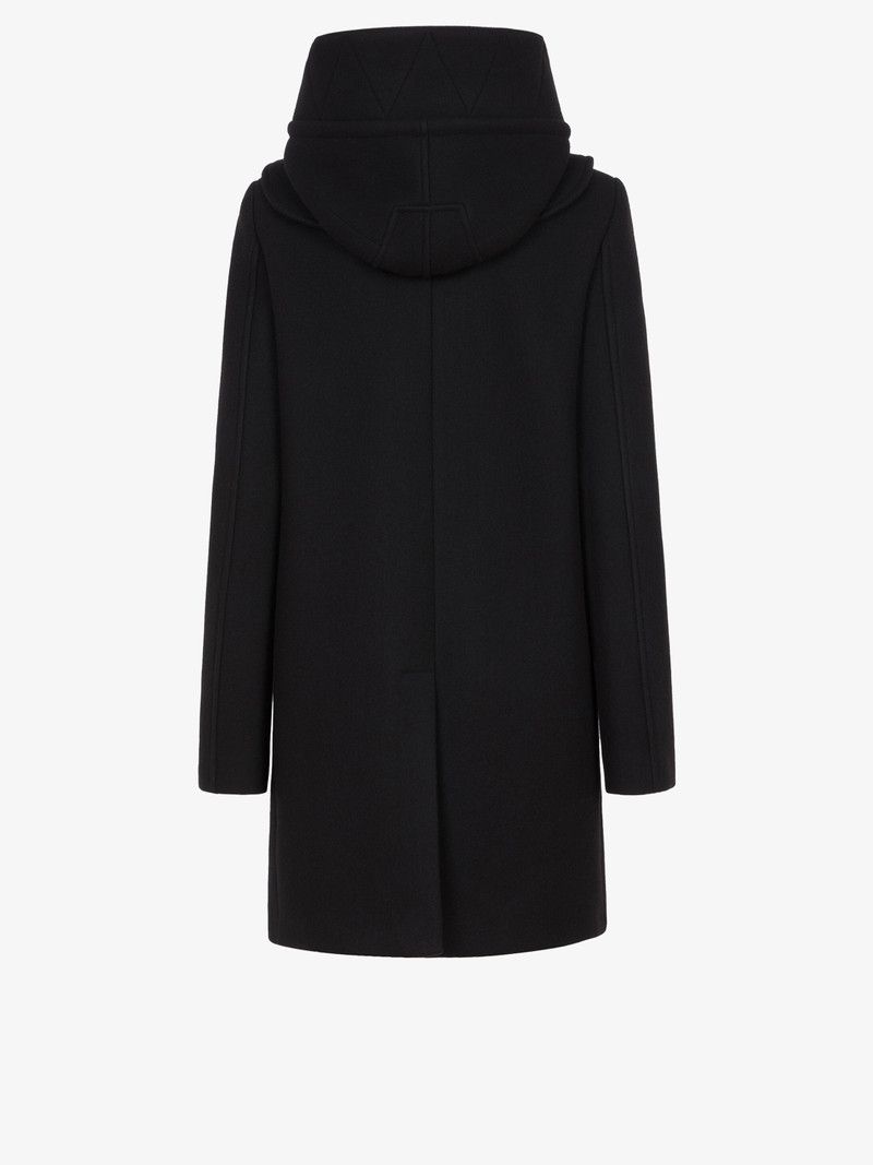 Hooded coat with 4G dagger buttons 11