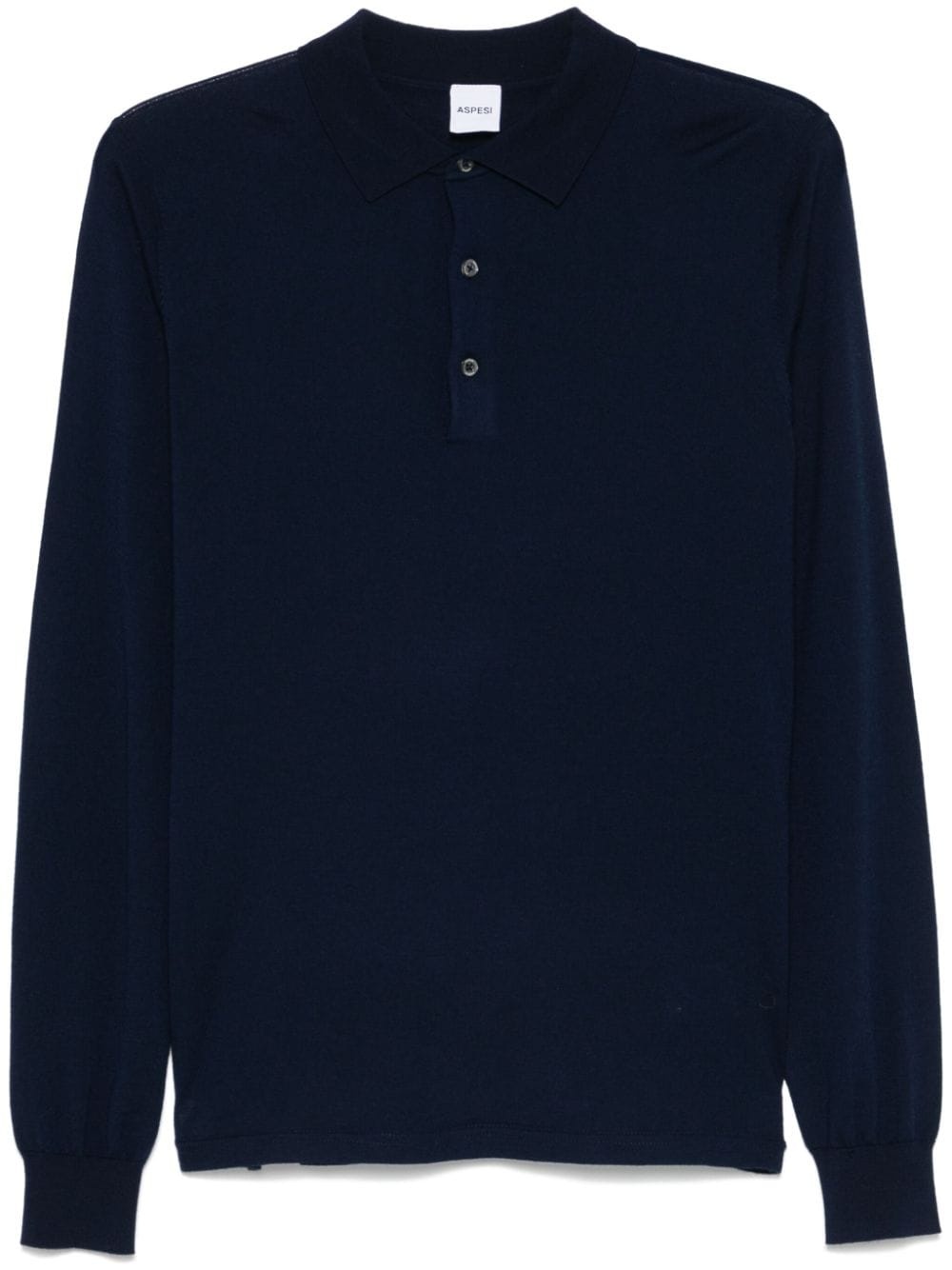 wool polo shirt - 1