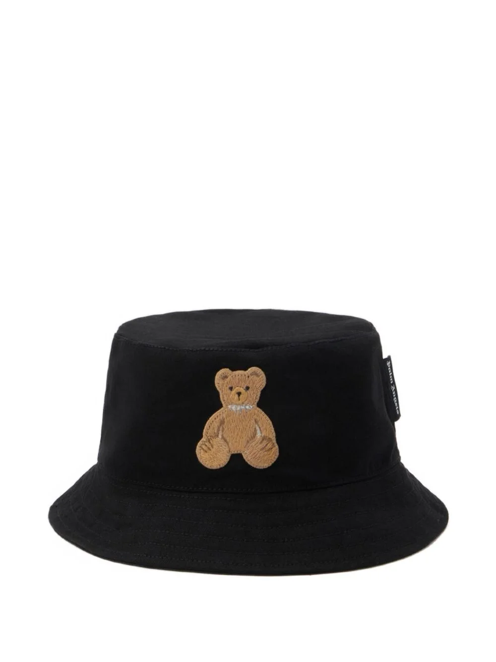 embroidered-bear bucket hat - 1