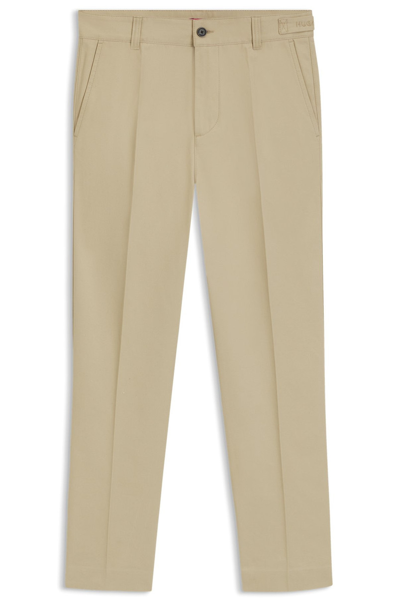 SLIM-FIT CHINOS IN MERCERIZED COTTON TWILL 1