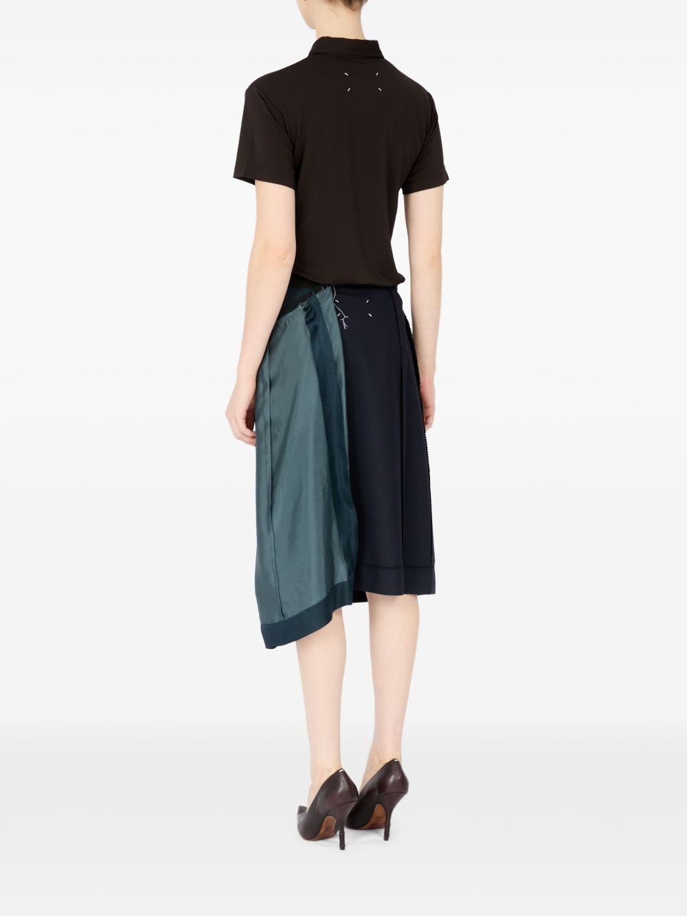 asymmetric midi skirt - 7