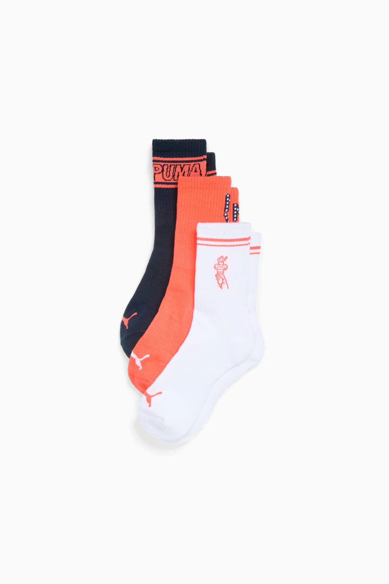 Women's Half-Terry Low Crew Length Socks (3 Pairs) 1