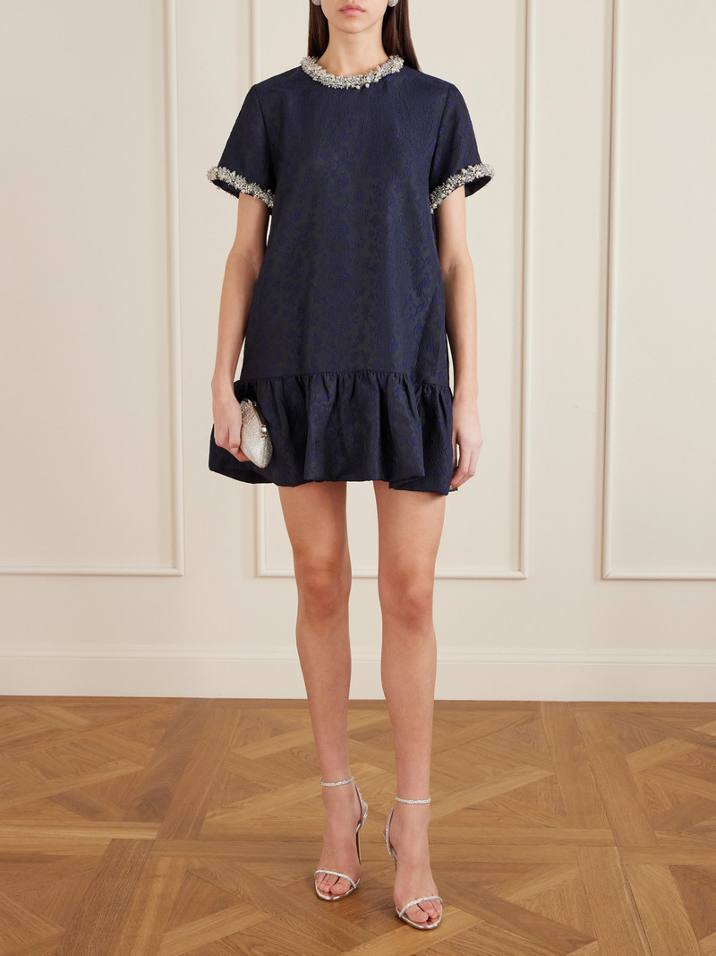 SIMKHAI Alison Embellished Jacquard Mini Dress outlook