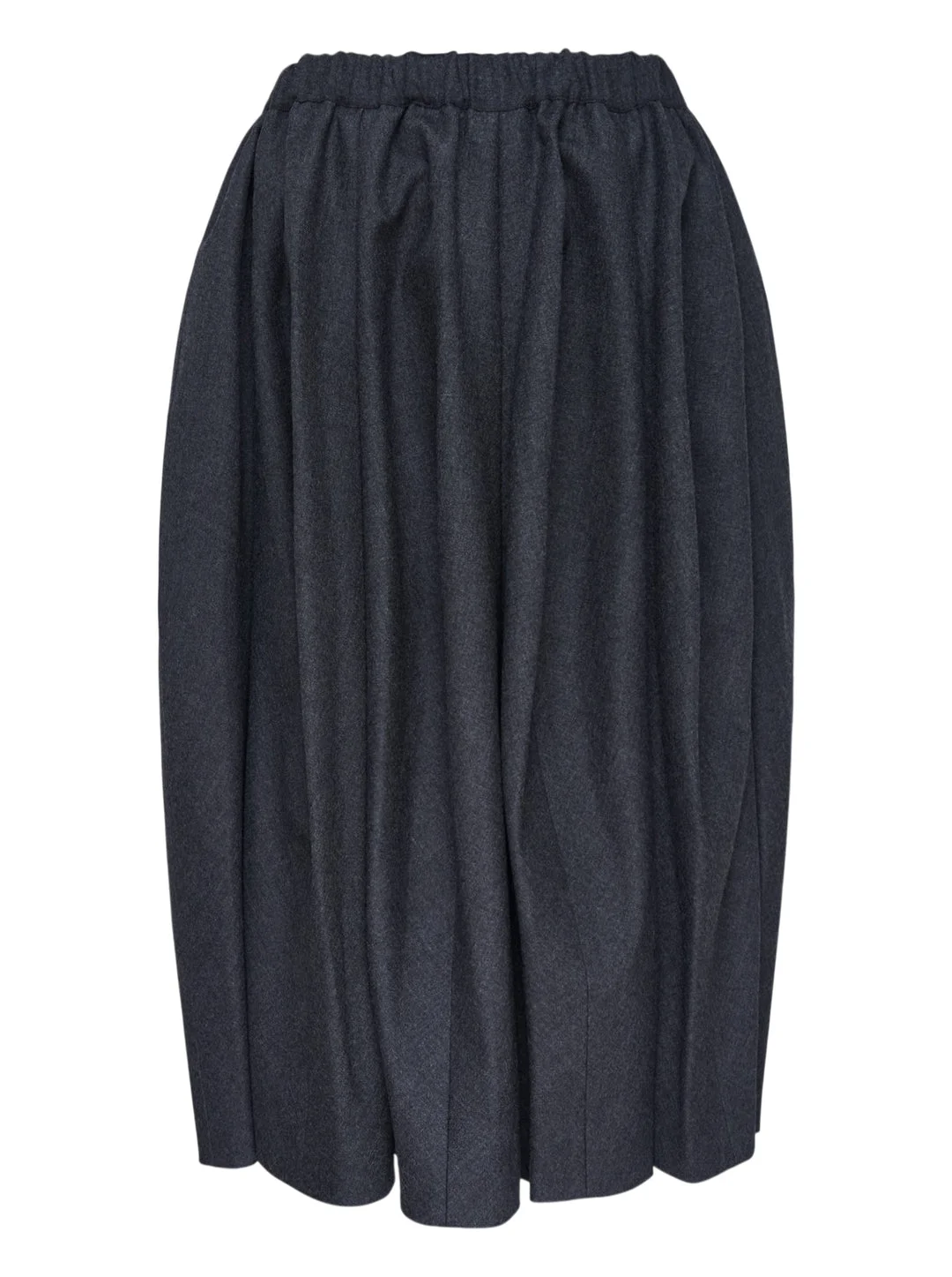 Voluminous Cocoon Drawstring Skirt - 1