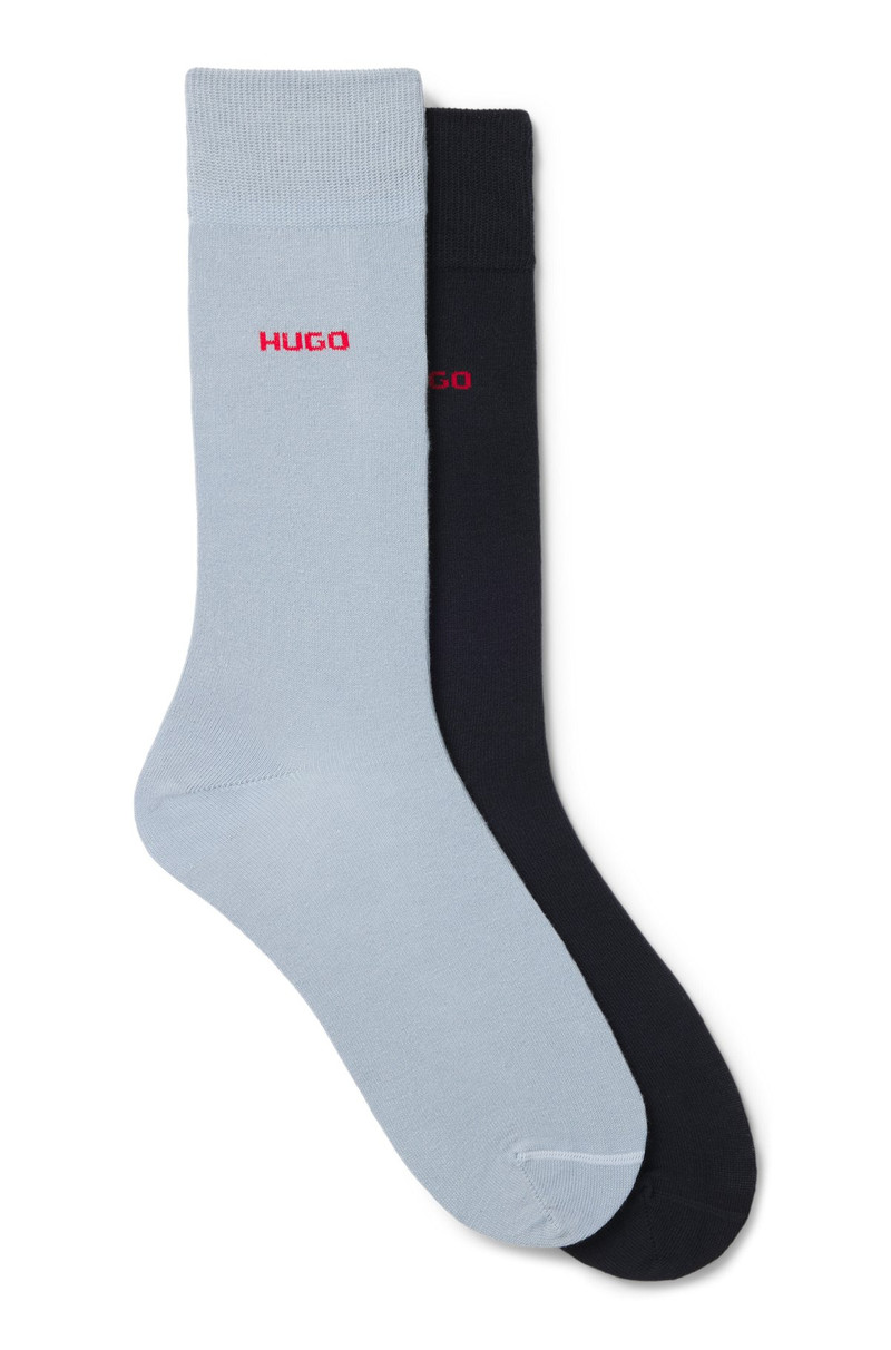 TWO-PACK OF REGULAR-LENGTH SOCKS IN STRETCH FABRIC 1