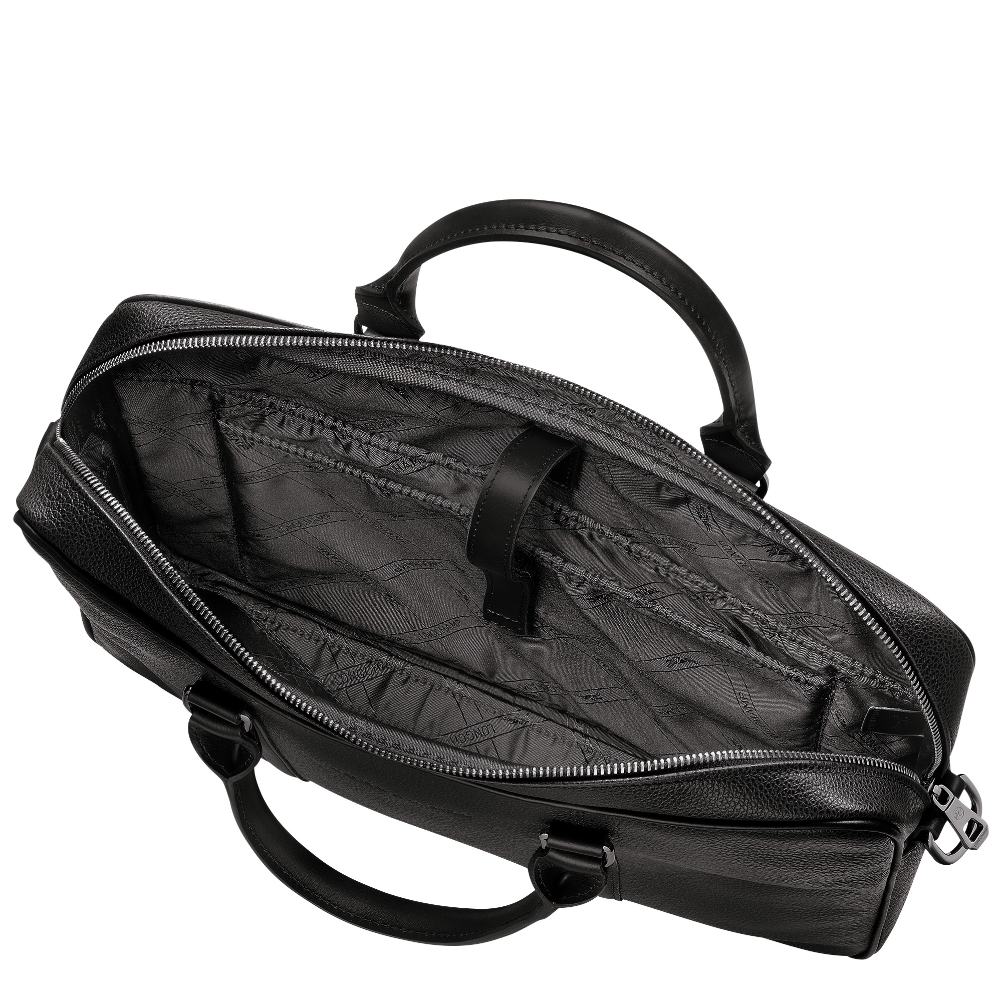 Le Foulonné XS Briefcase Black - Leather - 5