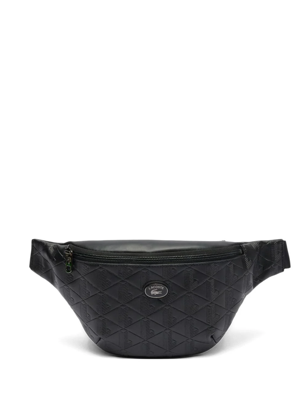 geometric-embossed belt bag - 1