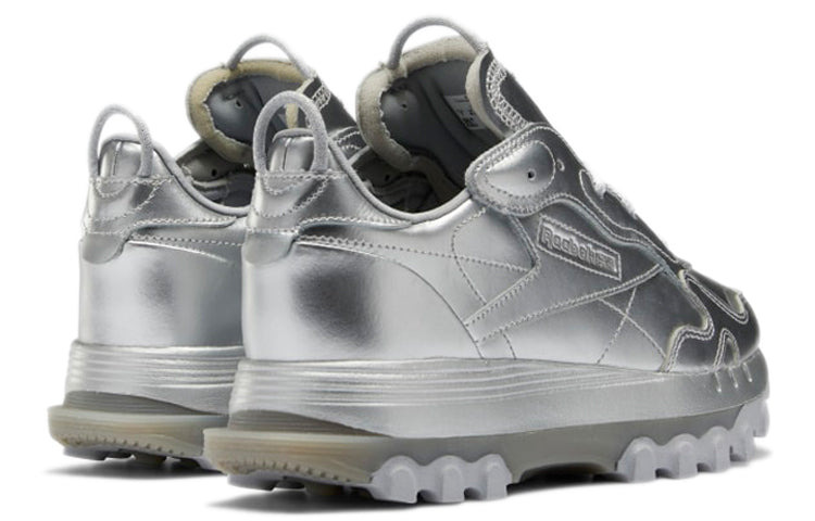 (WMNS) Reebok Cardi B x Classic Leather 'Silver Metallic Pewter' GW2632 - 5