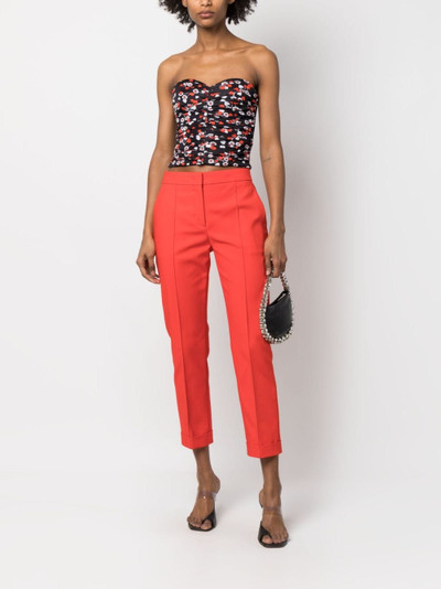 Moschino cropped tailored trousers outlook