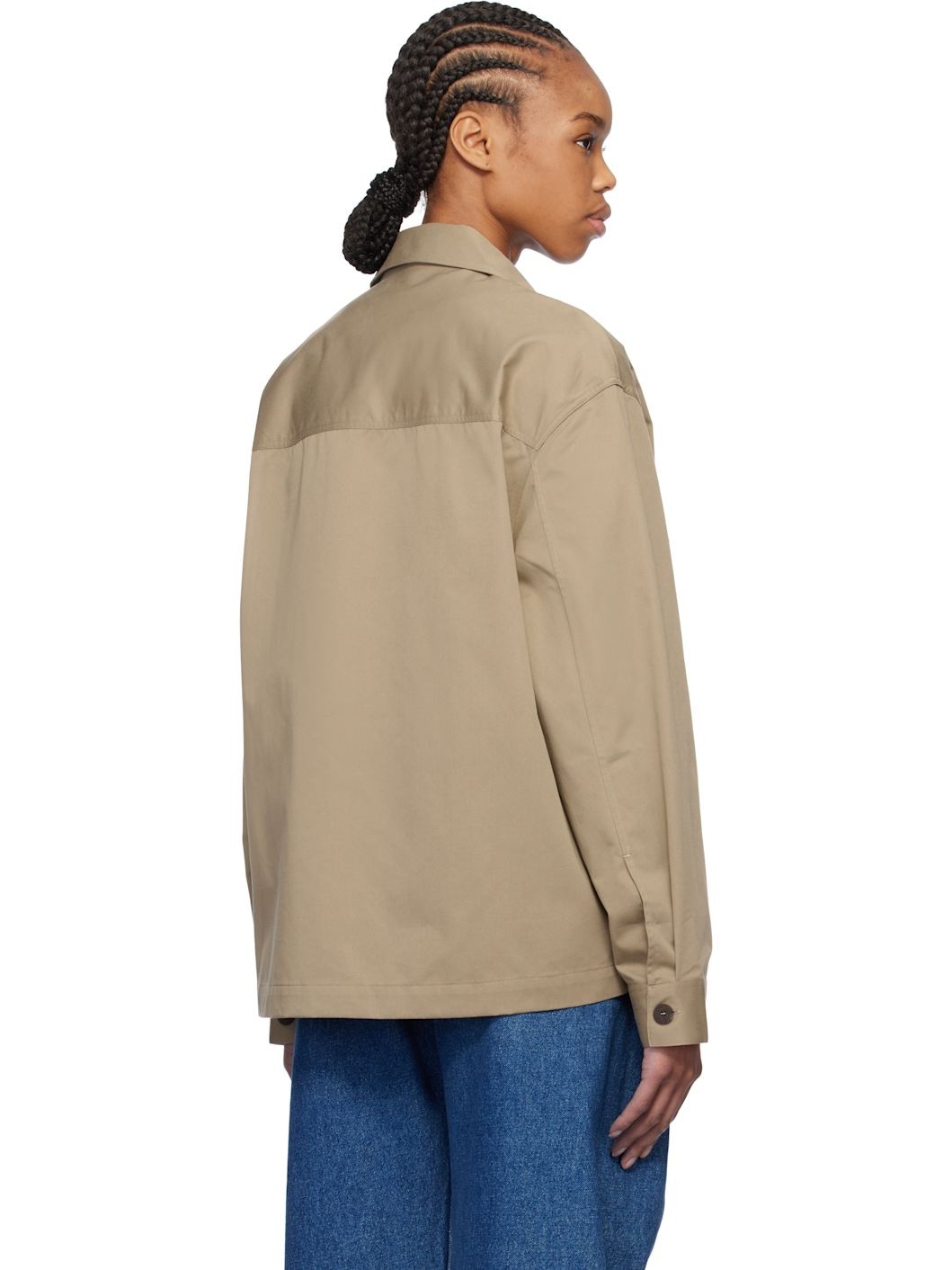 Tan Military Overshirt - 3