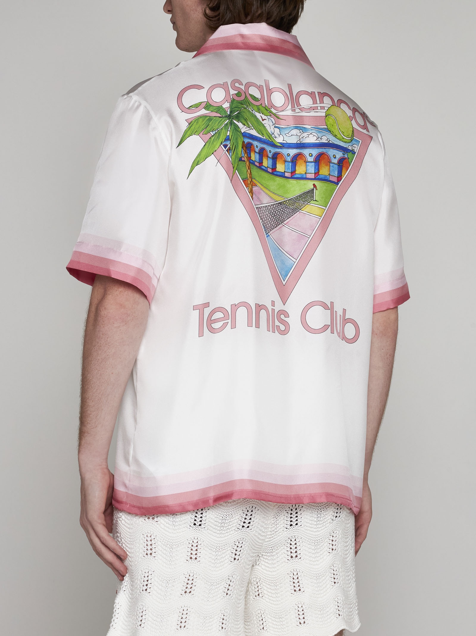 Tennis Club Icon silk shirt - 4