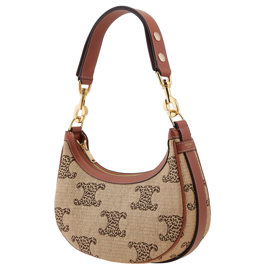 Celine Leopard Triomphe Medium Ava Strap Bag - 4