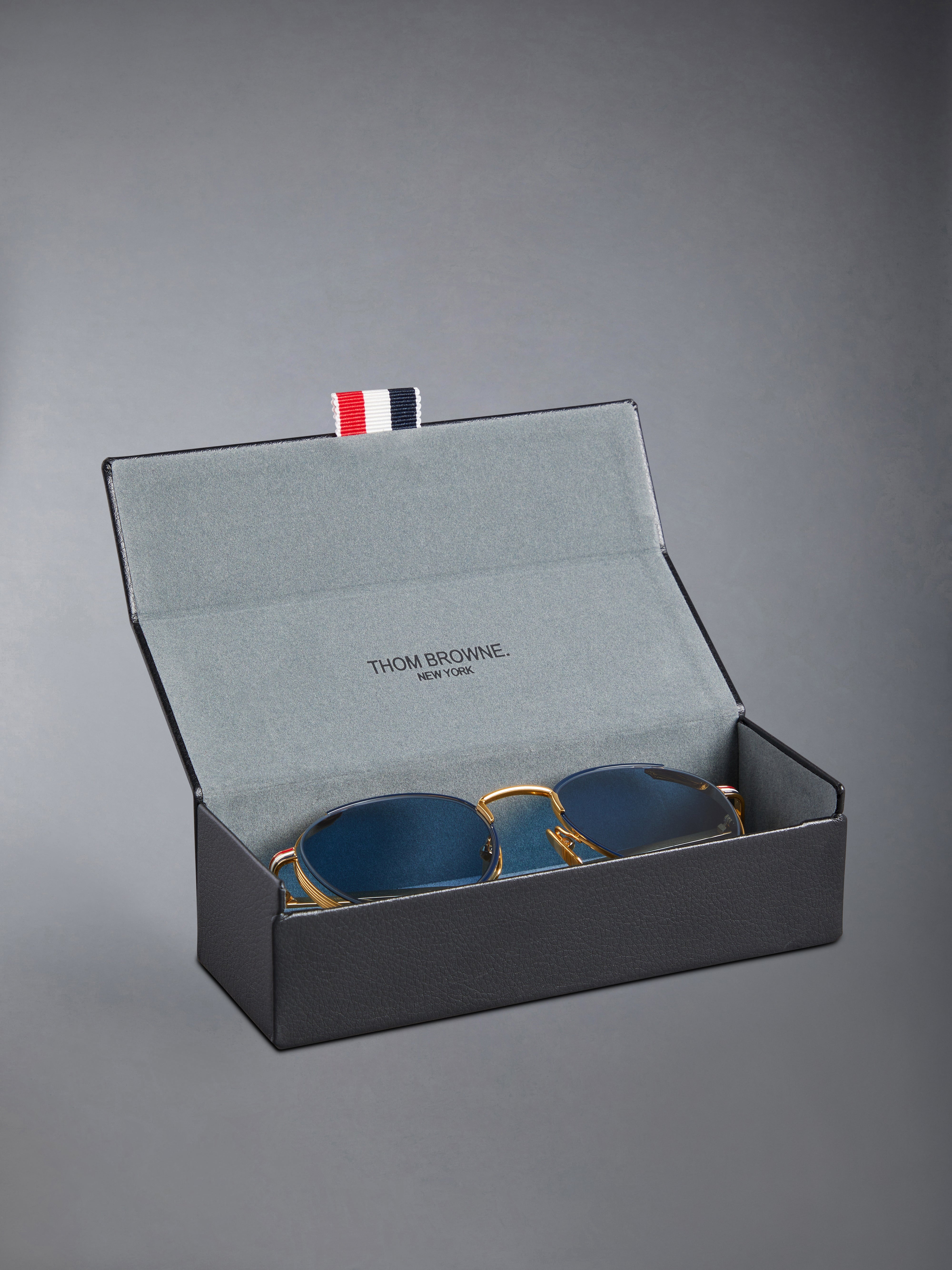 TITANIUM ROUND SUNGLASSES - 6