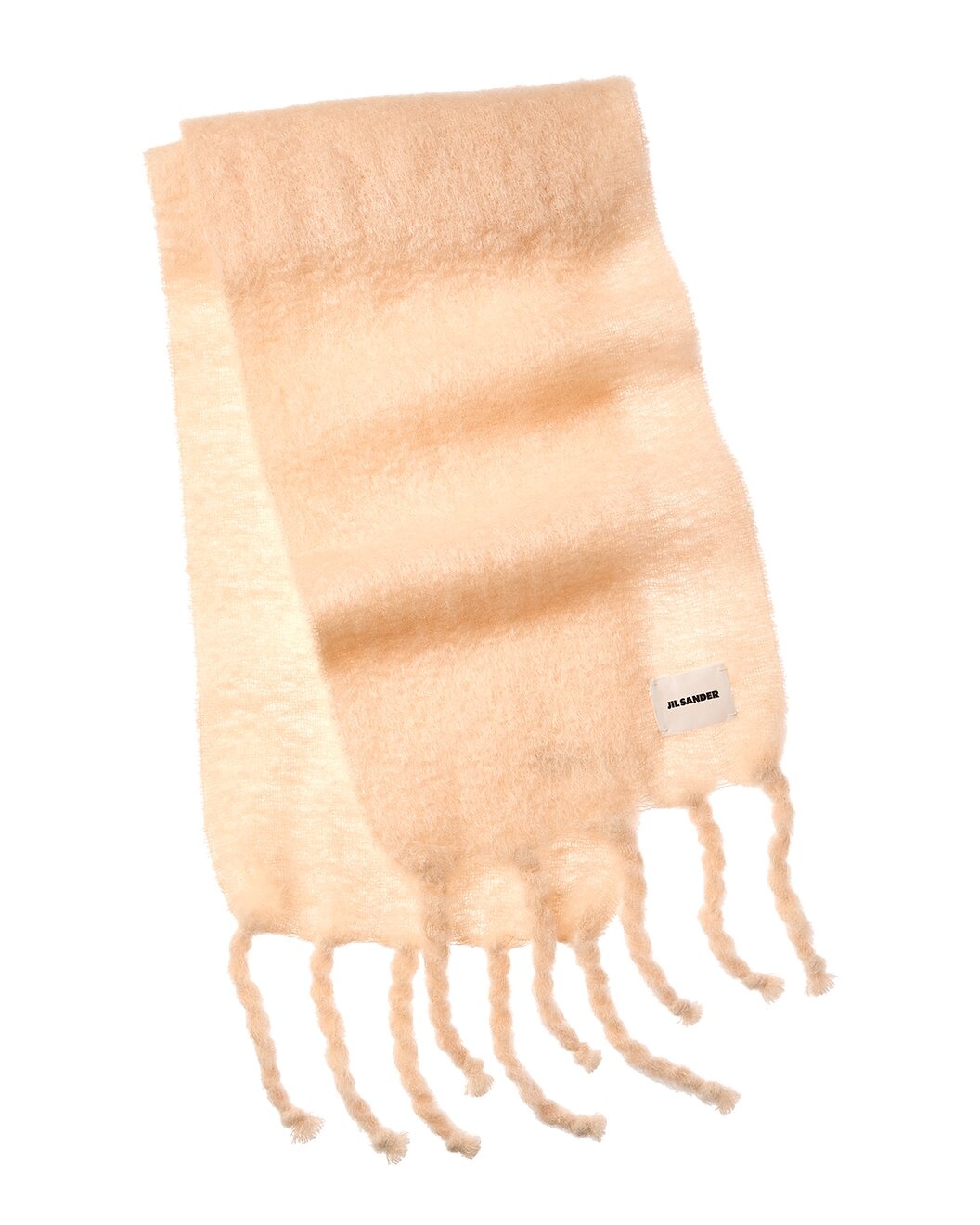 Jil Sander Logo Long Mohair & Wool-Blend Scarf - 2