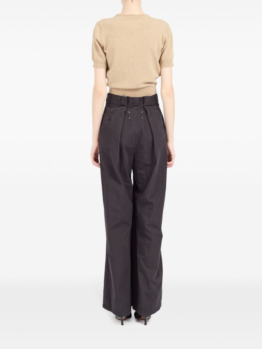 crew-neck virgin wool jumper - 5
