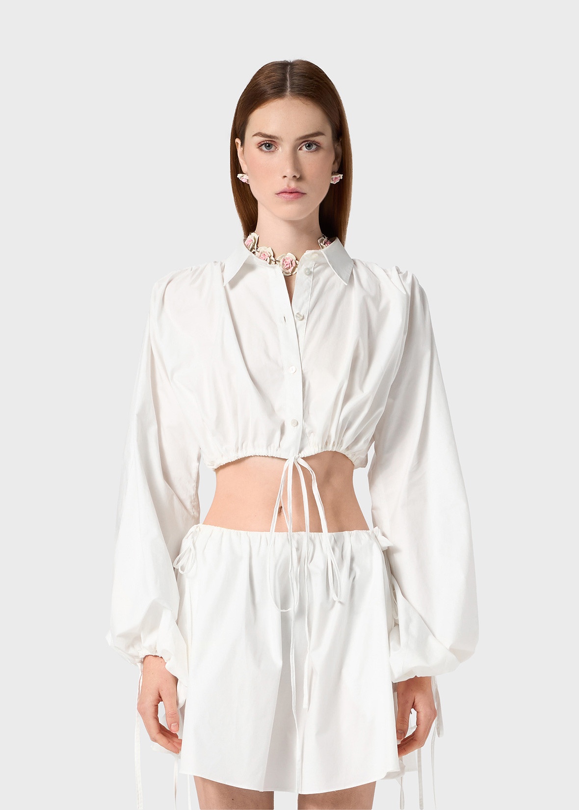 POPLIN CROPPED SHIRT - 3