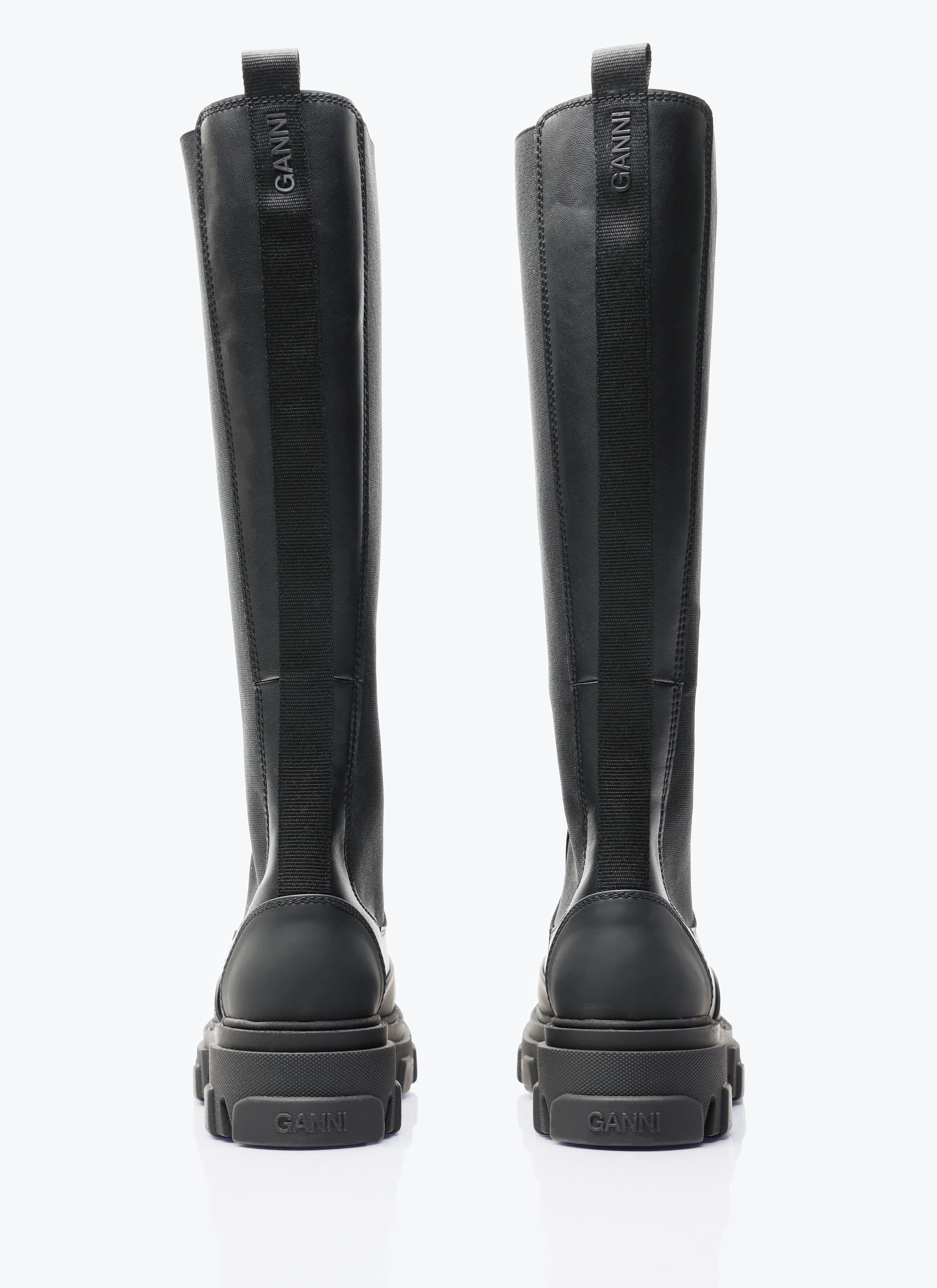 Ganni Women Cleated High Chelsea Boots - 5