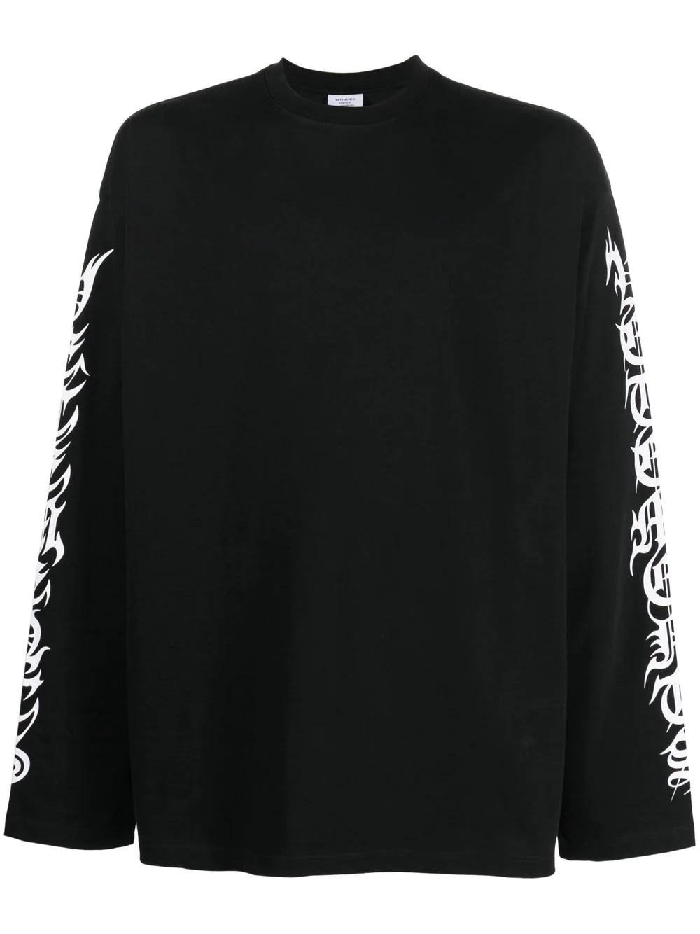 logo-print long-sleeve T-Shirt - 1