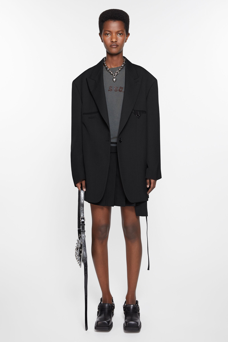 Acne Studios Single-breasted jacket - Black outlook