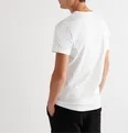 Logo-Flocked Cotton-Jersey T-Shirt - 9