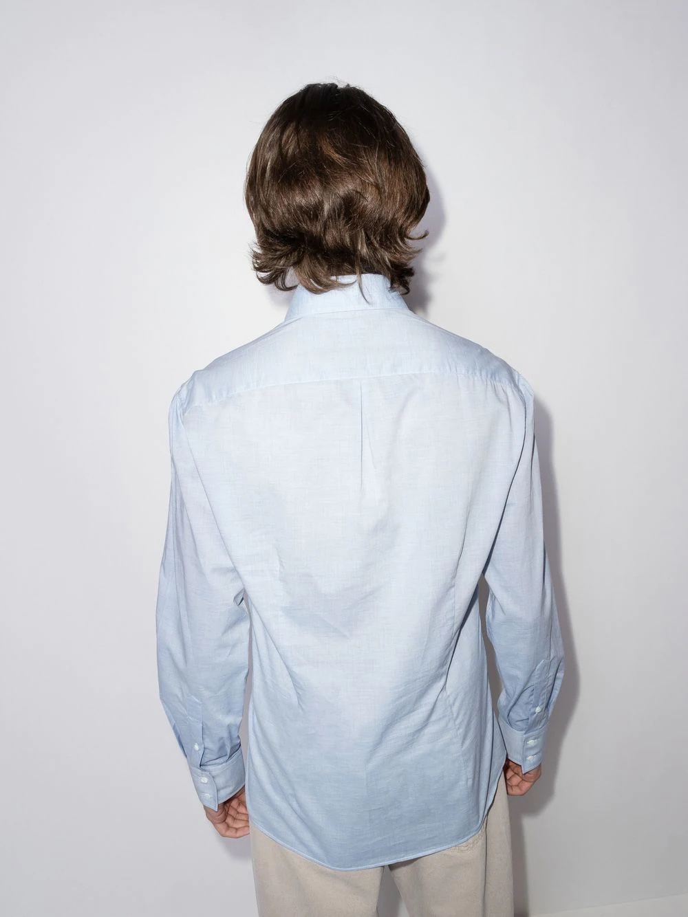 button-down long-sleeved shirt - 3