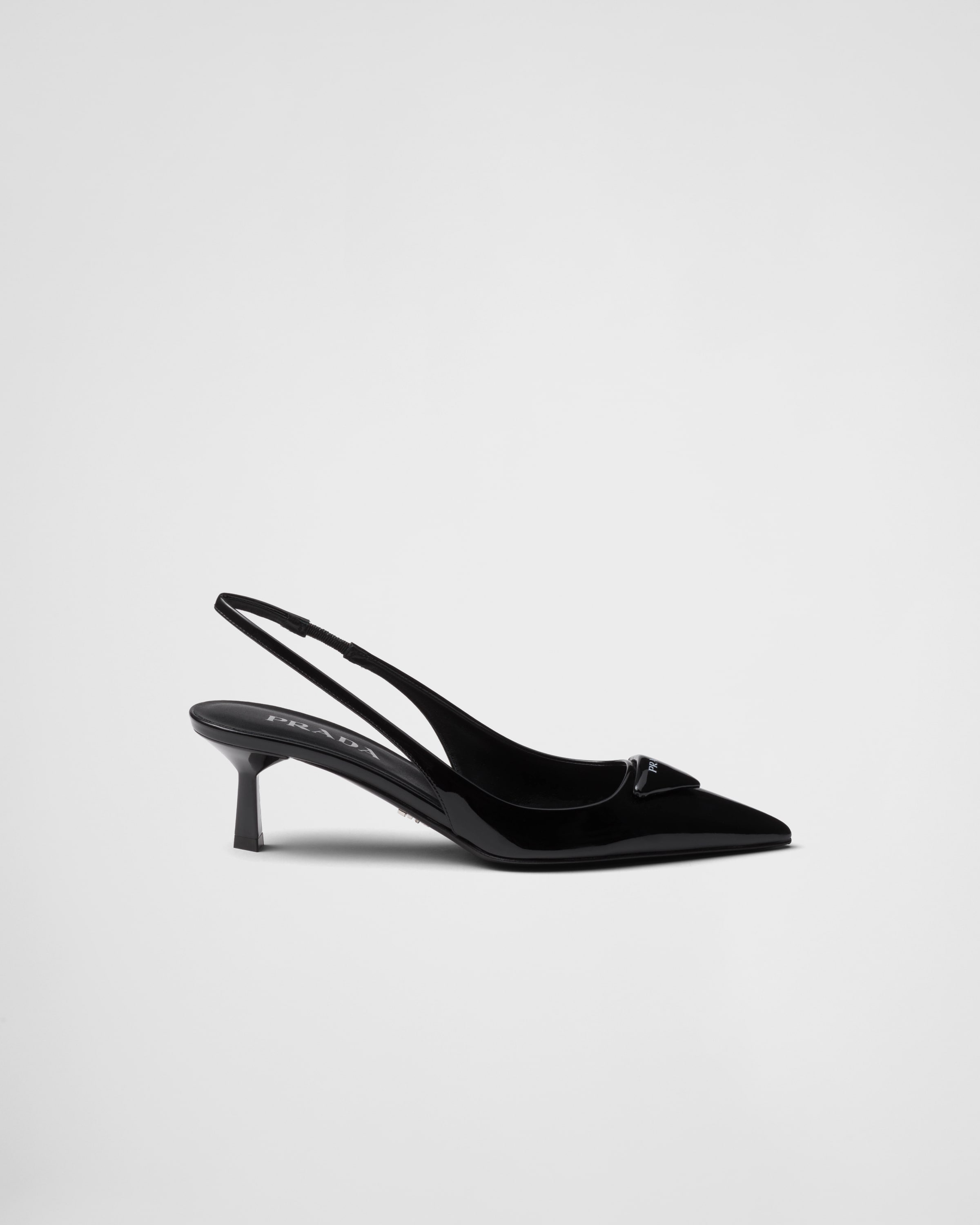 Patent leather slingback pumps - 2