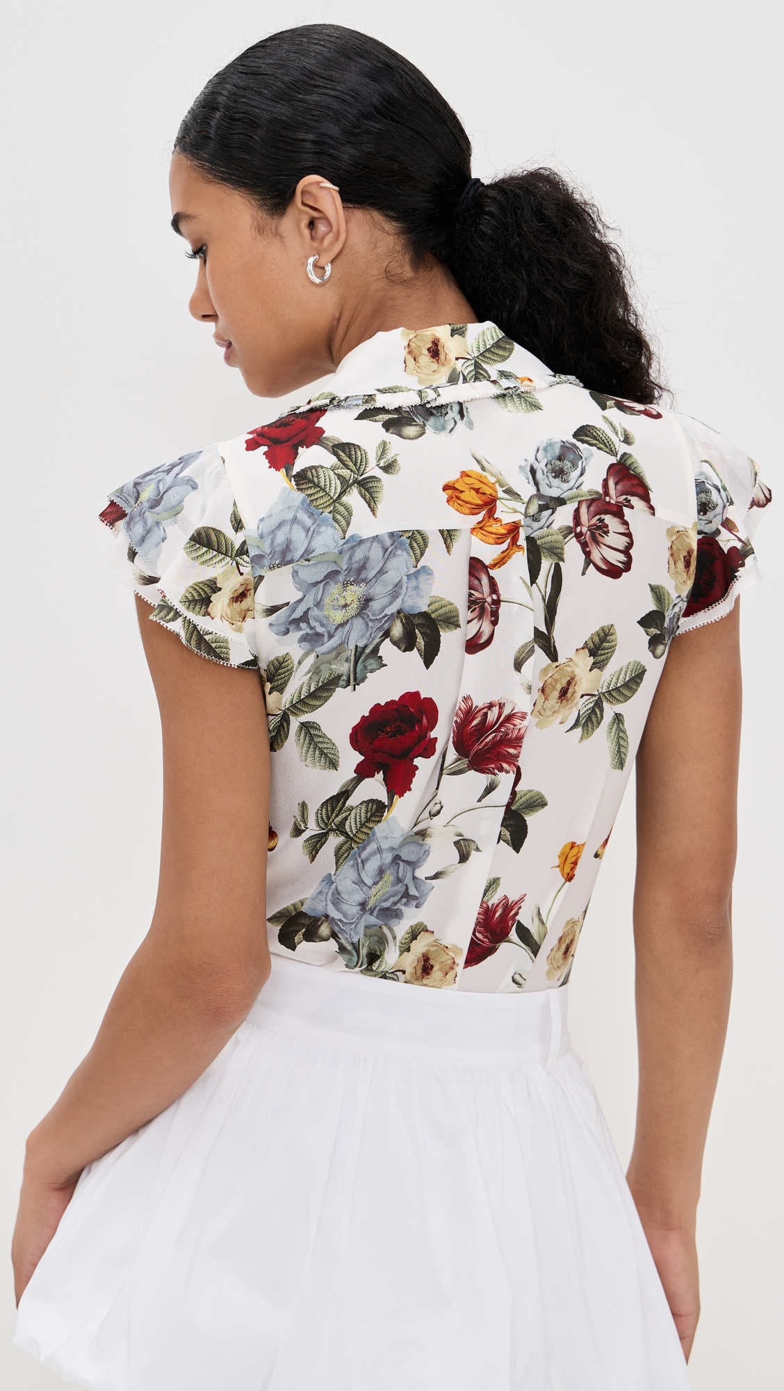 Martel Flutter Sleeve Blouse - 2