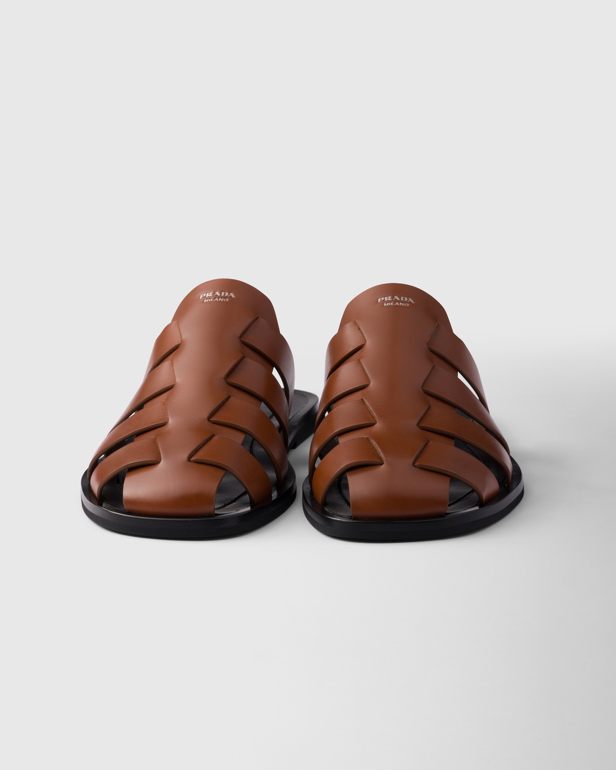 Leather fisherman mules - 6