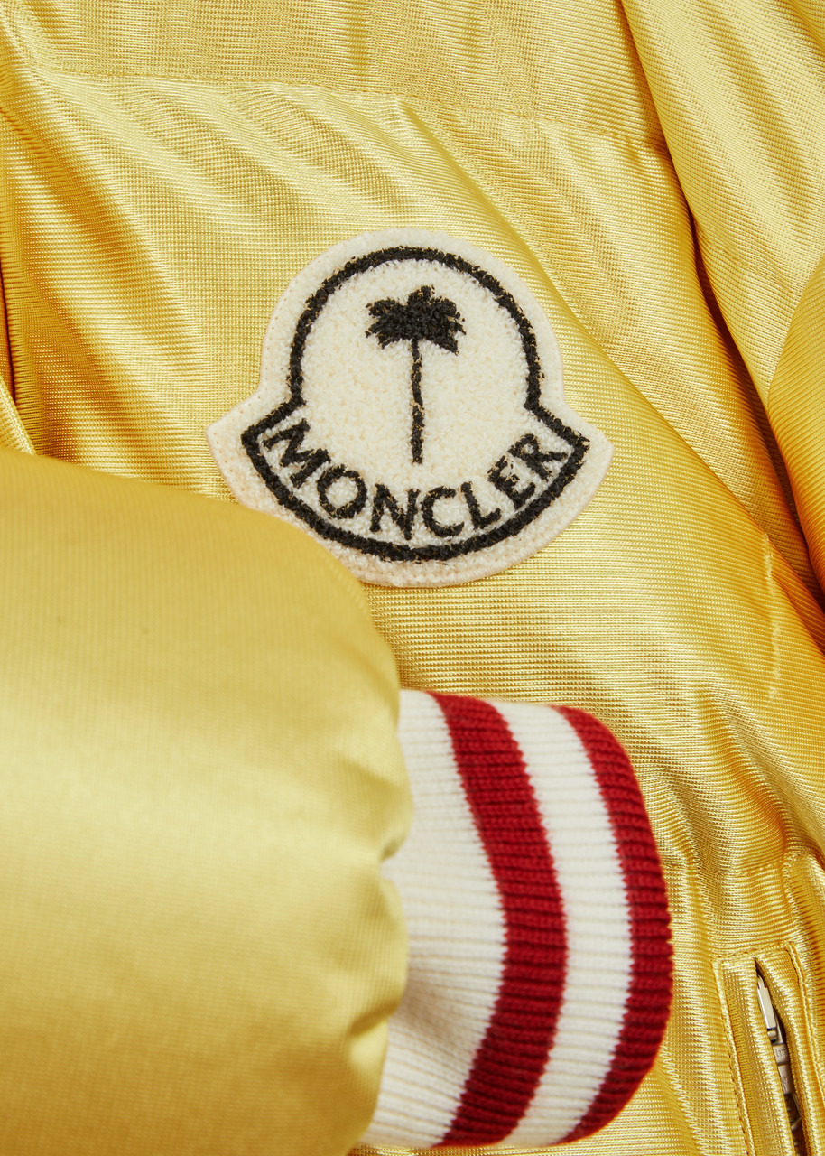 8 Moncler Palm Angels Keon quilted satin jacket - 5