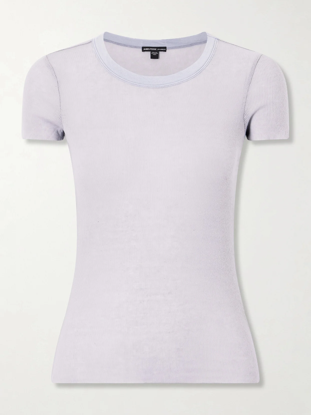Ribbed Cotton And Cashmere-blend T-shirt - 1