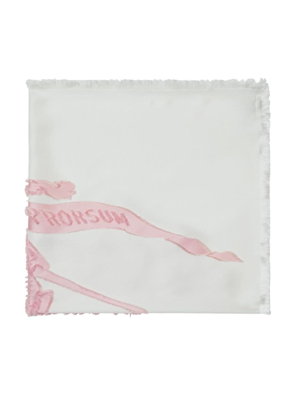 EKD-motif fringed scarf - 2