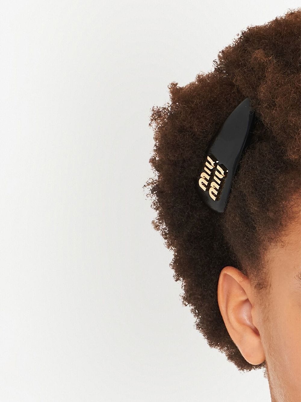 patent-leather hair clip - 2