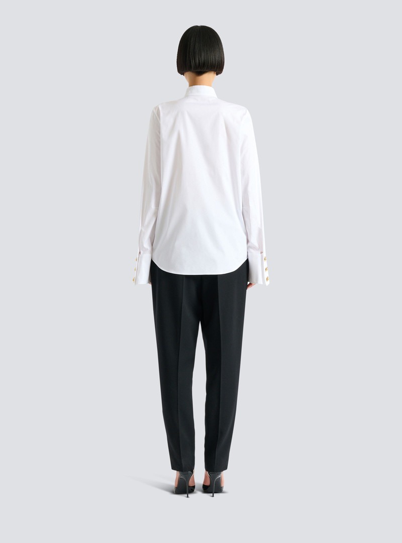Ruffled poplin shirt 4