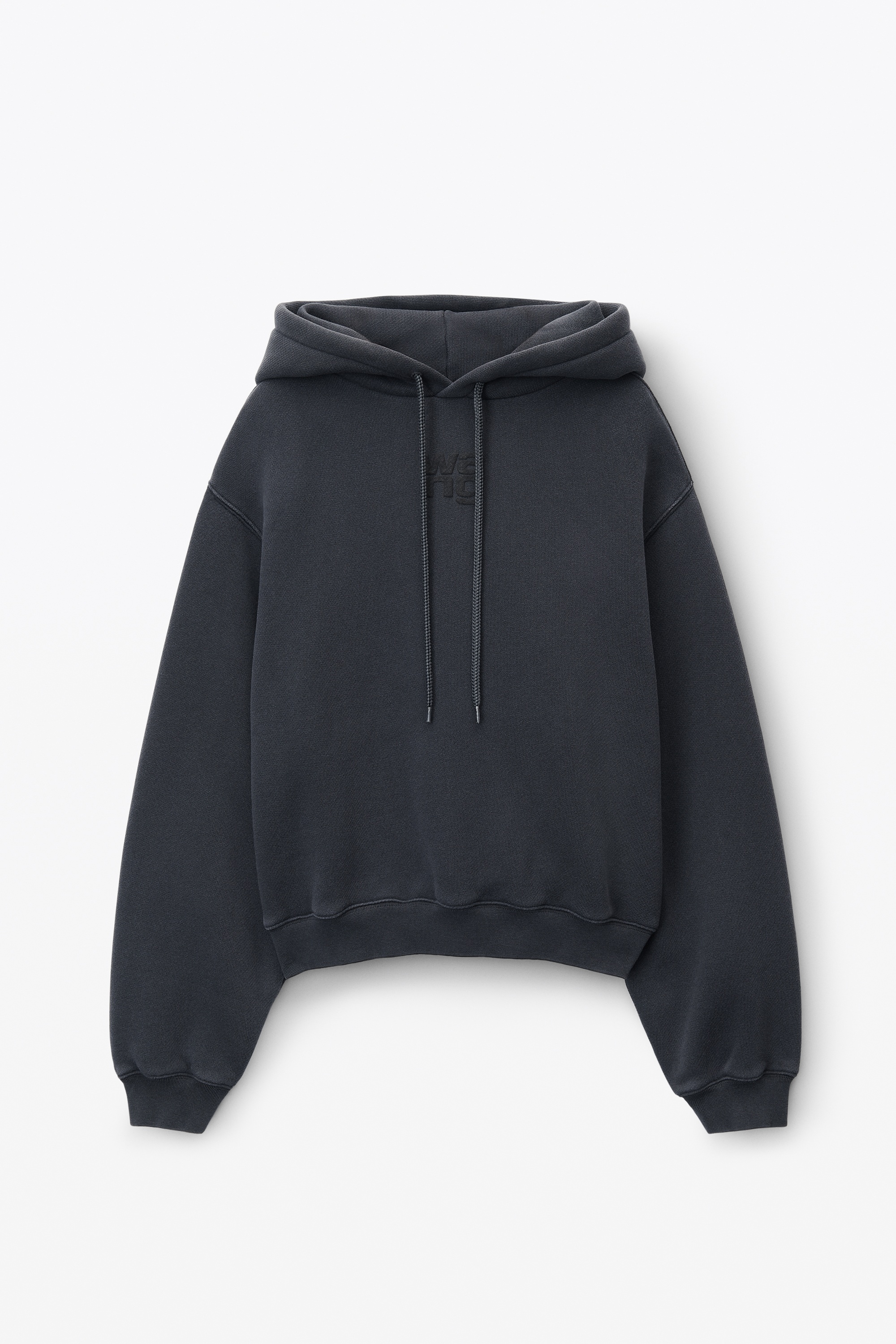 puff logo hoodie in terry - 1